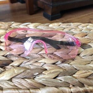 Pink kids safety glasses
